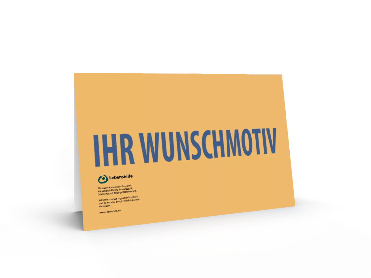 Karte Ihr Wunschmotiv