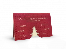 Weihnachtskarte 2405 mit Einleger