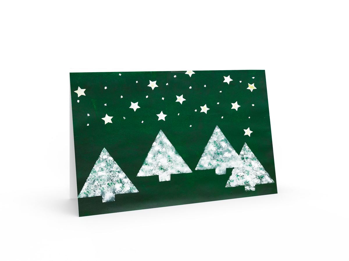2605_stilisierte-Weihnachsbaeume-auf-gruenem-Hintergrund